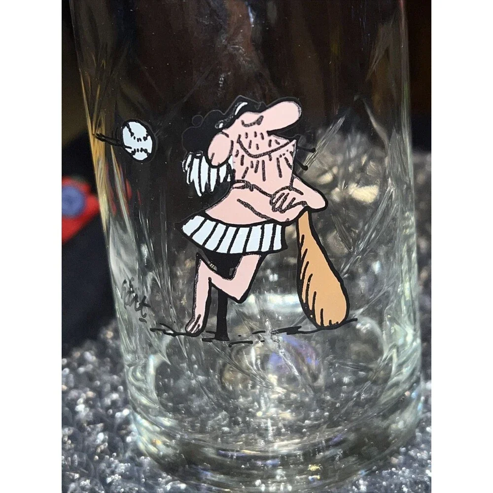 1981 Arby's B.C. Ice Age Collector's Series 2 Glasses New VINTAGE